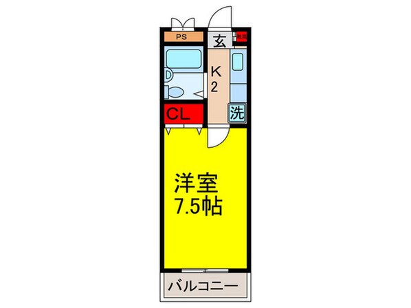 アルジェント八崎の物件間取画像